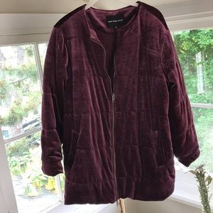 Velvet, plush jacket